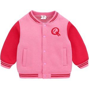 Baby Jacket Kids Baseball Jacket Boys Girls University Jacket Bomber Jacket Coat
